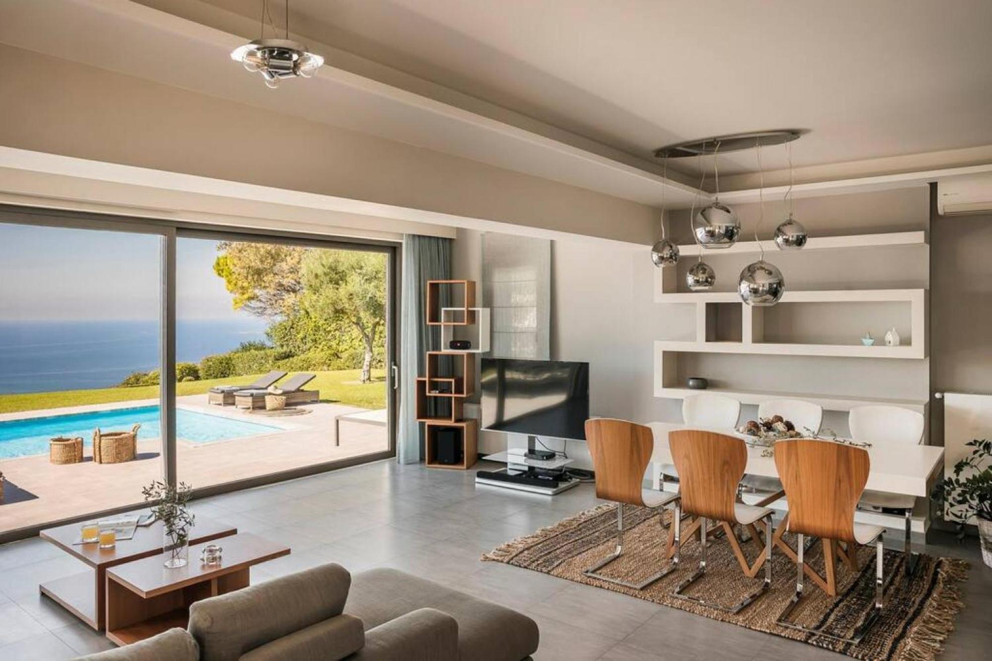Villa Grande Azzurro In Lakíthra Exterior foto
