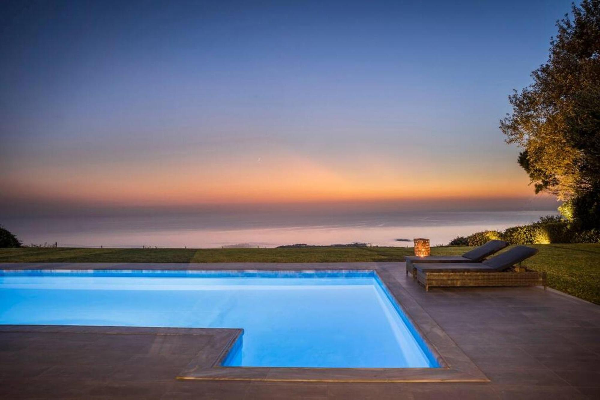 Villa Grande Azzurro In Lakíthra Exterior foto