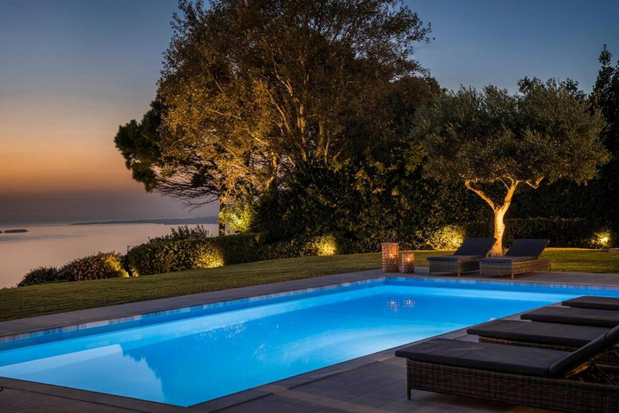 Villa Grande Azzurro In Lakíthra Exterior foto