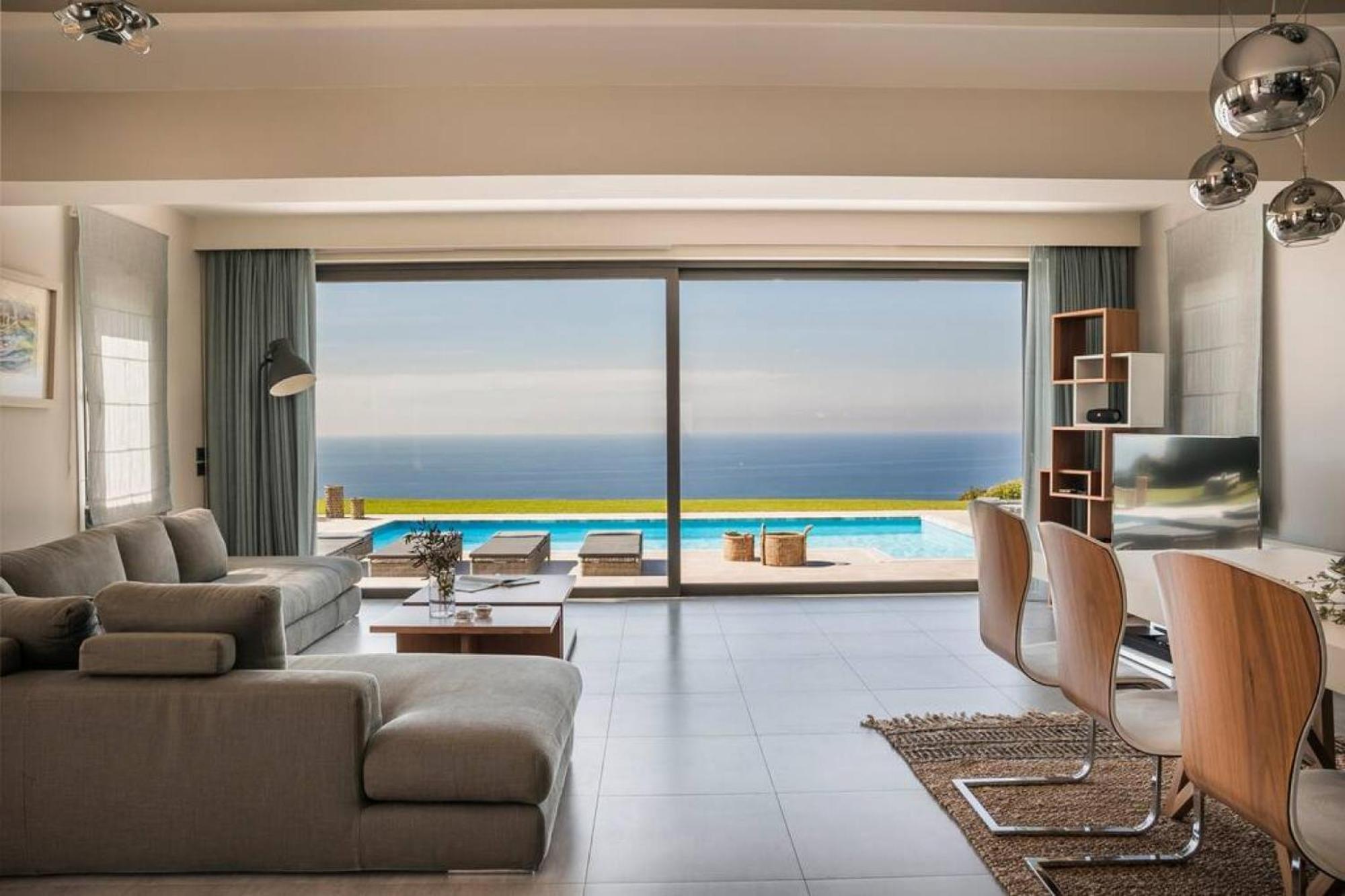 Villa Grande Azzurro In Lakíthra Exterior foto