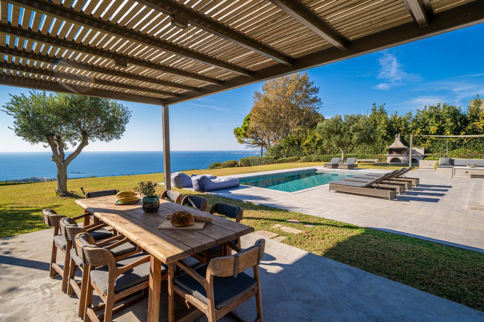 Villa Grande Azzurro In Lakíthra Exterior foto