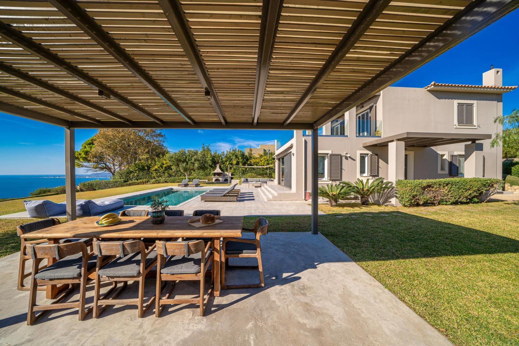 Villa Grande Azzurro In Lakíthra Exterior foto