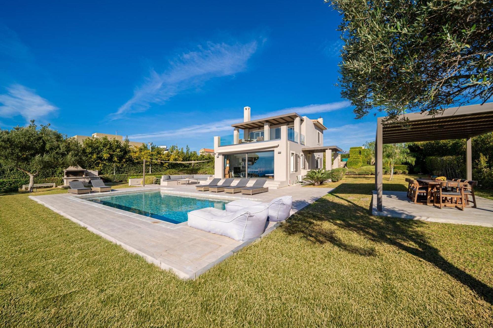 Villa Grande Azzurro In Lakíthra Exterior foto